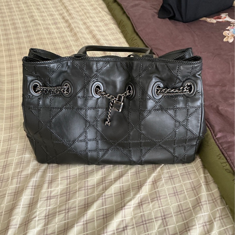 Dior   全皮革手提包-1