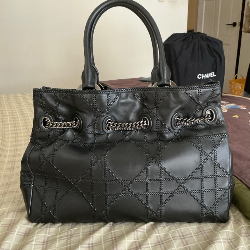 Dior   全皮革手提包-3