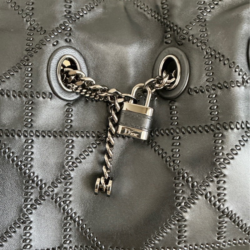 Dior   全皮革手提包-12