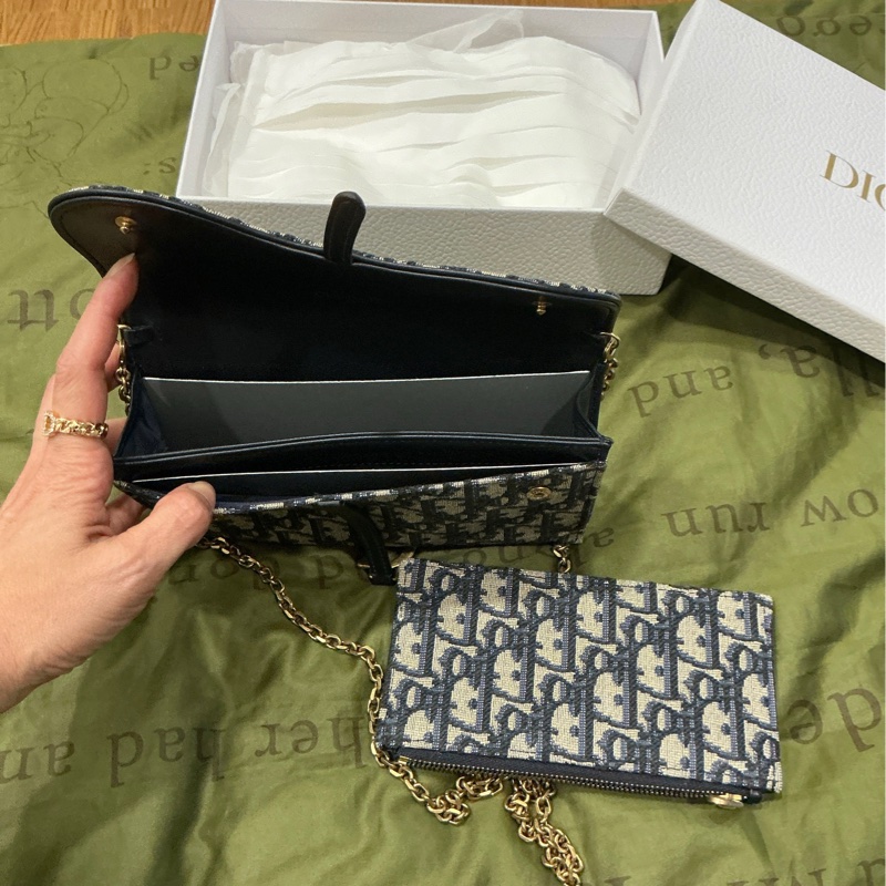 Dior 經典藍色老花WOC-4