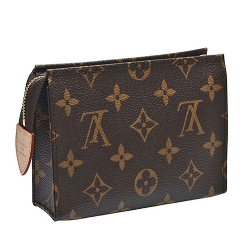LV Monogram拉鍊化妝包(15cm) 全新現貨老花手拿包