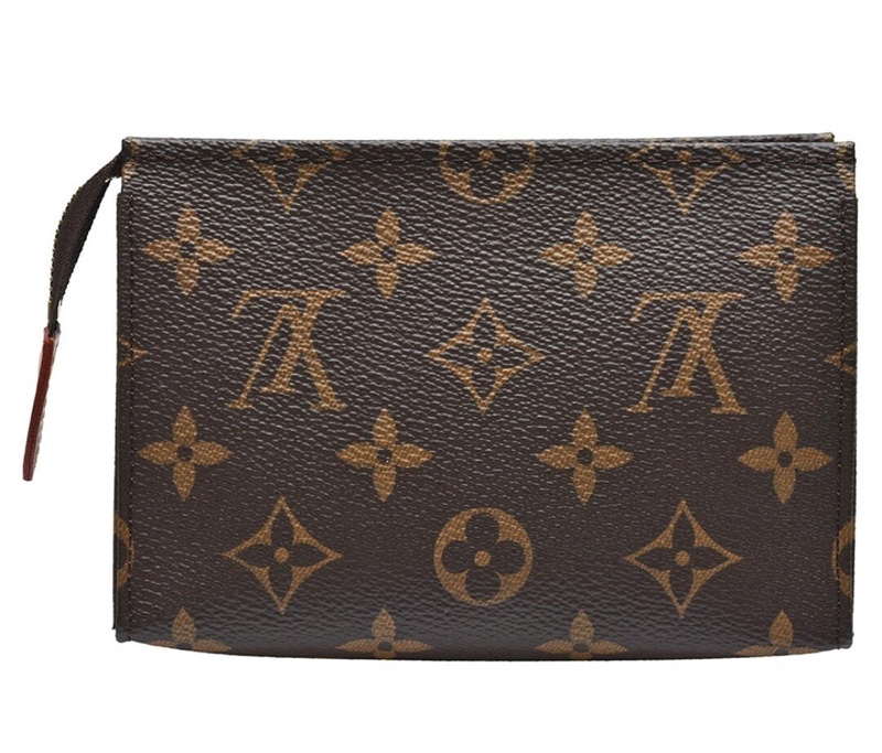 LV Monogram拉鍊化妝包(15cm) 全新現貨老花手拿包-2