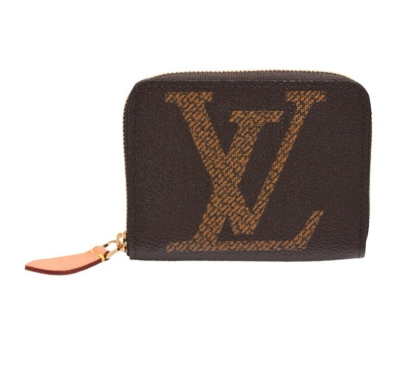 LV Giant Monogram 特大字母拉鍊零錢包 卡片夾層 全新現貨-3