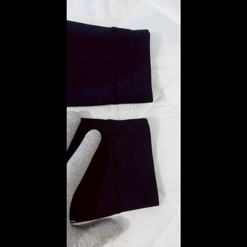 BURBERRY 博柏利 LONDON 戰馬 女黑色拉鍊半開襟長袖上衣160A-5