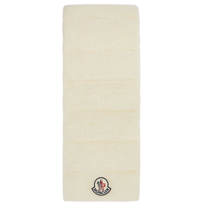 MONCLER 羊毛LOGO圍巾 冬天必備 全新現貨義大利羊毛保暖圍巾-4