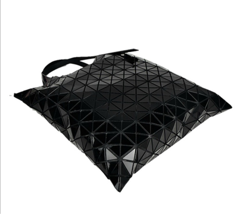 日本帶回 bao bao透光幾何方格10x10肩背包(黑) 日本製 全新現貨-2