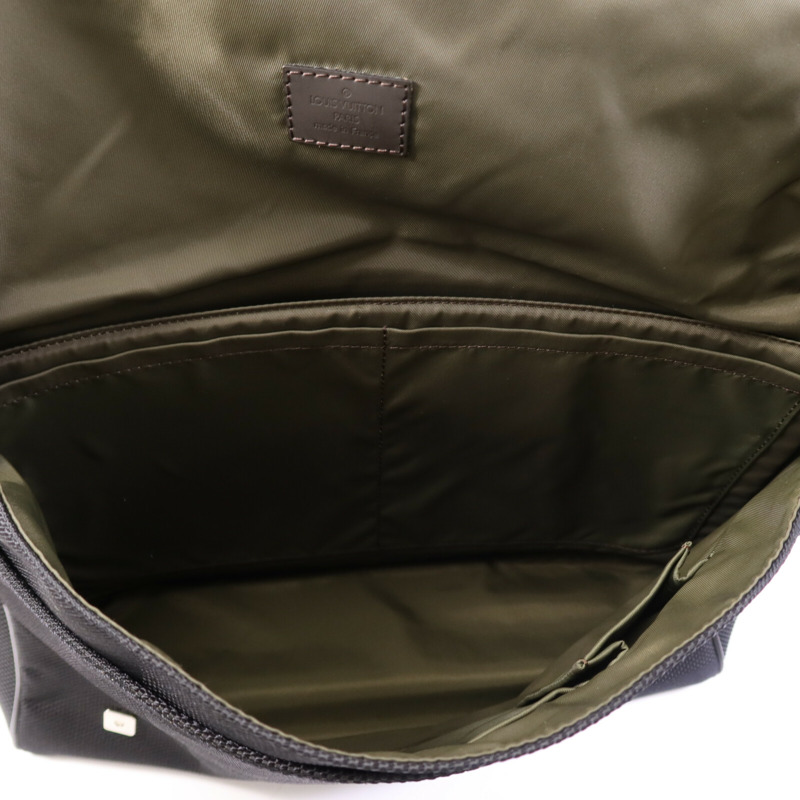 LOUIS VUITTON Damier Geant Petit Messager銀扣肩背袋-10