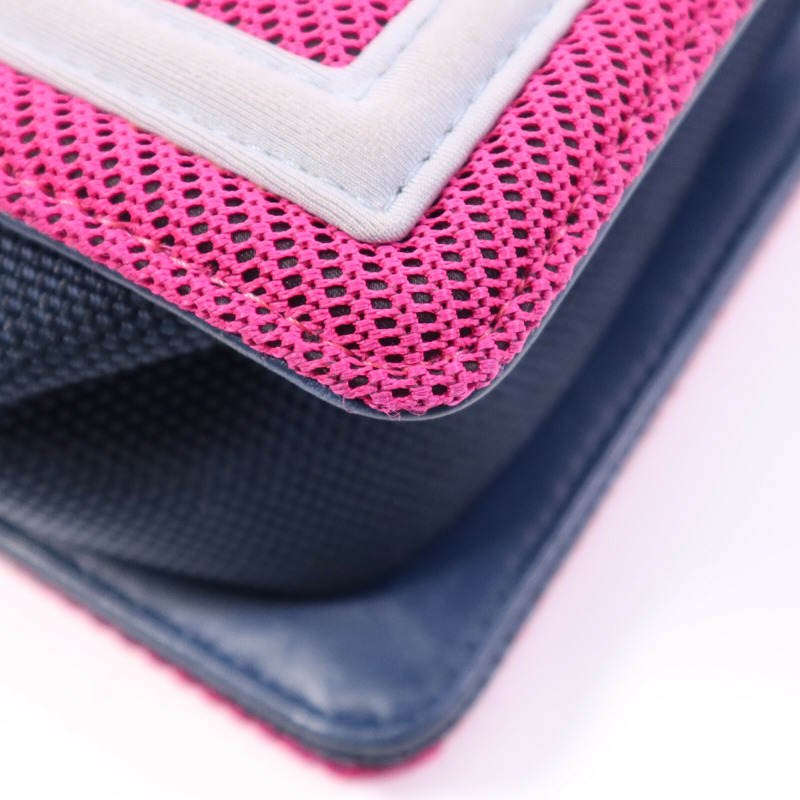 CHANEL 帆布Boy 25銀扣鏈帶肩背袋-6