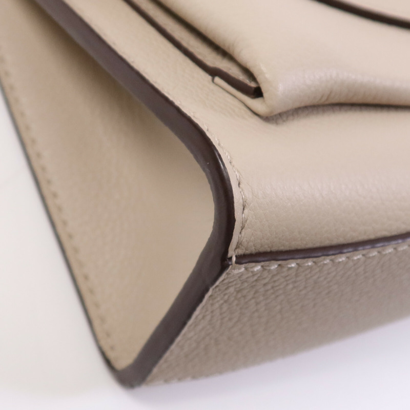 LOUIS VUITTON 牛皮皮革Mylockme金扣鏈帶肩背袋-5