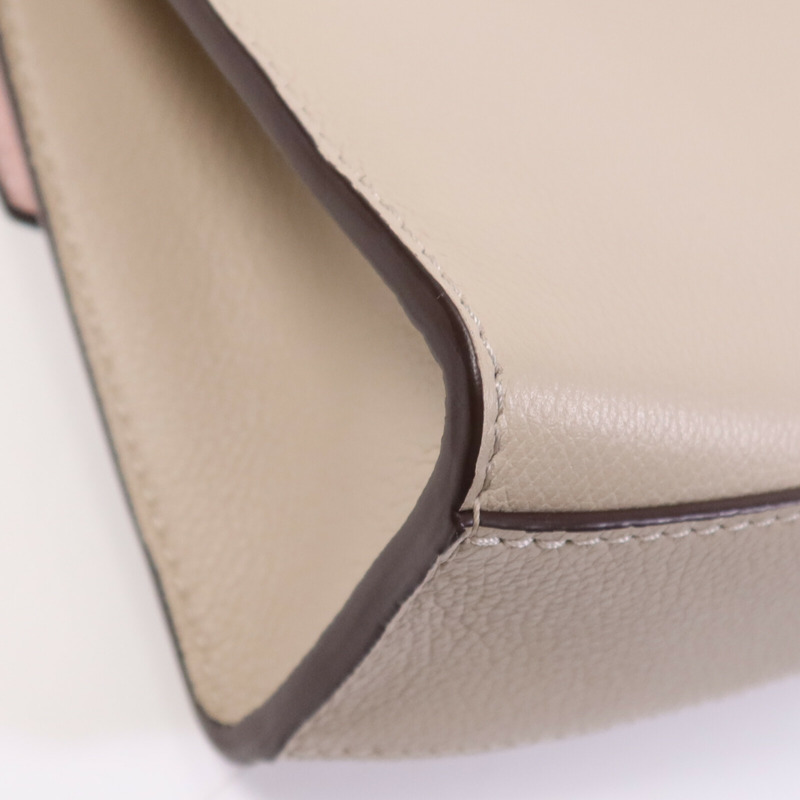 LOUIS VUITTON 牛皮皮革Mylockme金扣鏈帶肩背袋-7