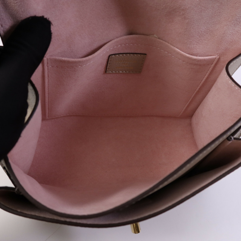 LOUIS VUITTON 牛皮皮革Mylockme金扣鏈帶肩背袋-11