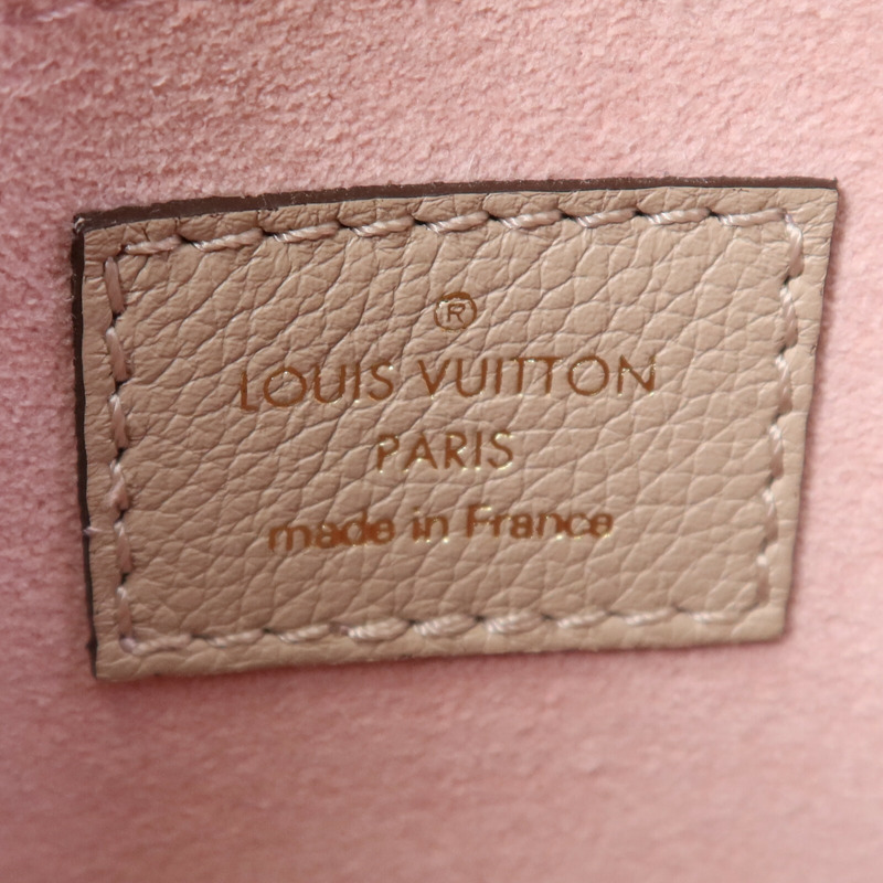 LOUIS VUITTON 牛皮皮革Mylockme金扣鏈帶肩背袋-12