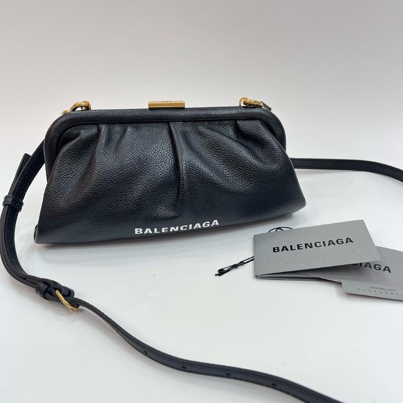 Balenciaga strap clutch bag-0