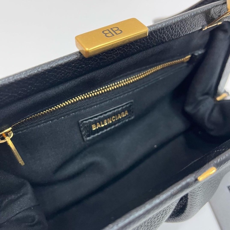 Balenciaga strap clutch bag-5