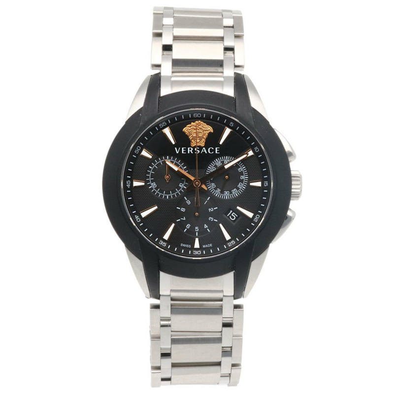 范思哲男士不鏽鋼VEM8石英計時腕錶-4