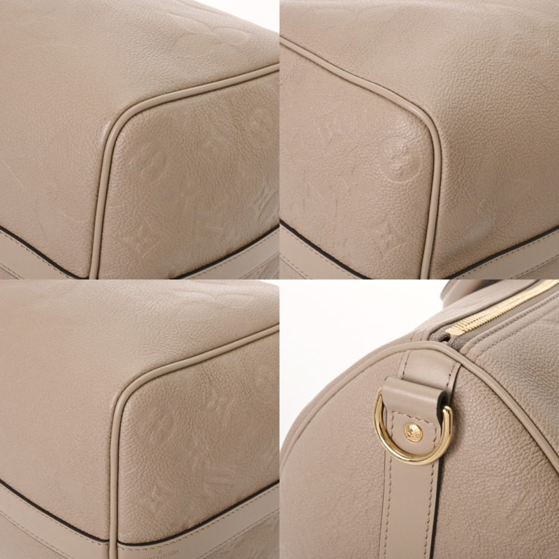 路易威登 Monogram Keepall Bandouliere 45 兩用 Tourterelle M41418 男女通用帆布波士頓包，A級，二手，Ginzo-7