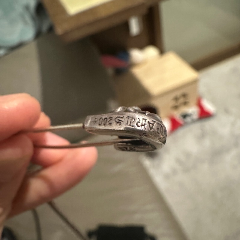 克羅心 Chrome hearts 別針 迴紋針 大號 稀少單品 可當項鍊搭配-5
