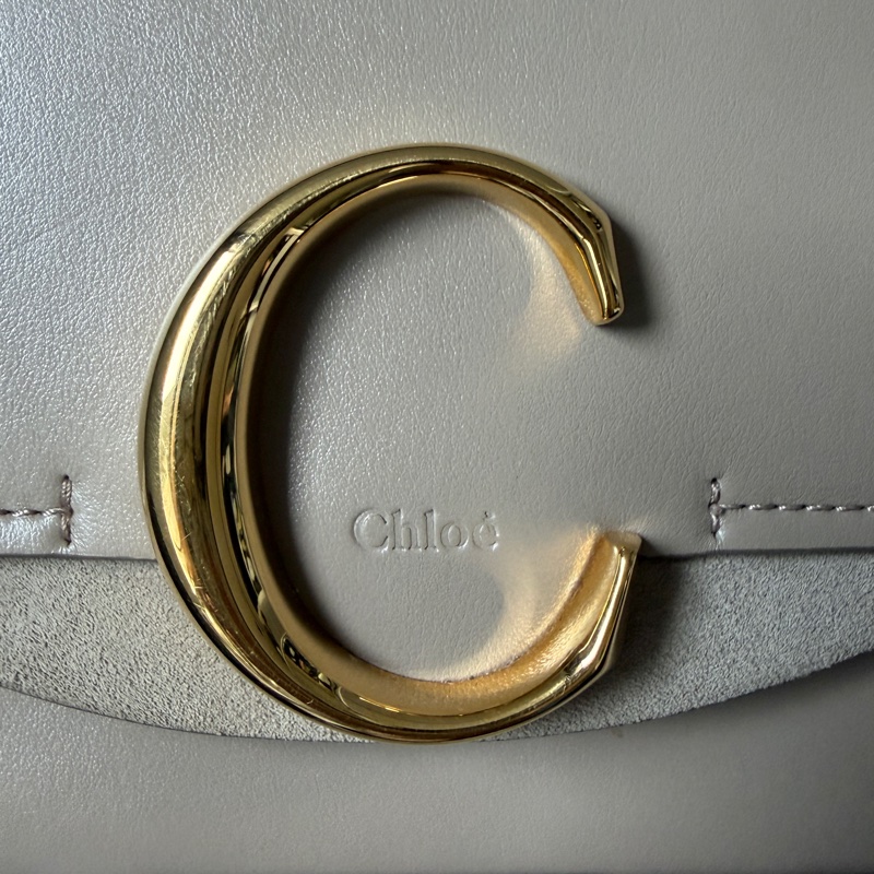 Chloe mini c 肩背斜背手提包 大象灰-6