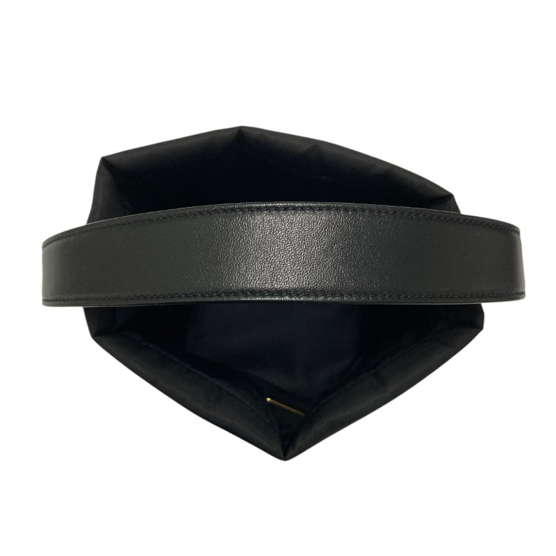 PRADA 普拉達 1BE088 Petit Sac Noir MINI 再生尼龍 手提包 黑色 金釦-5