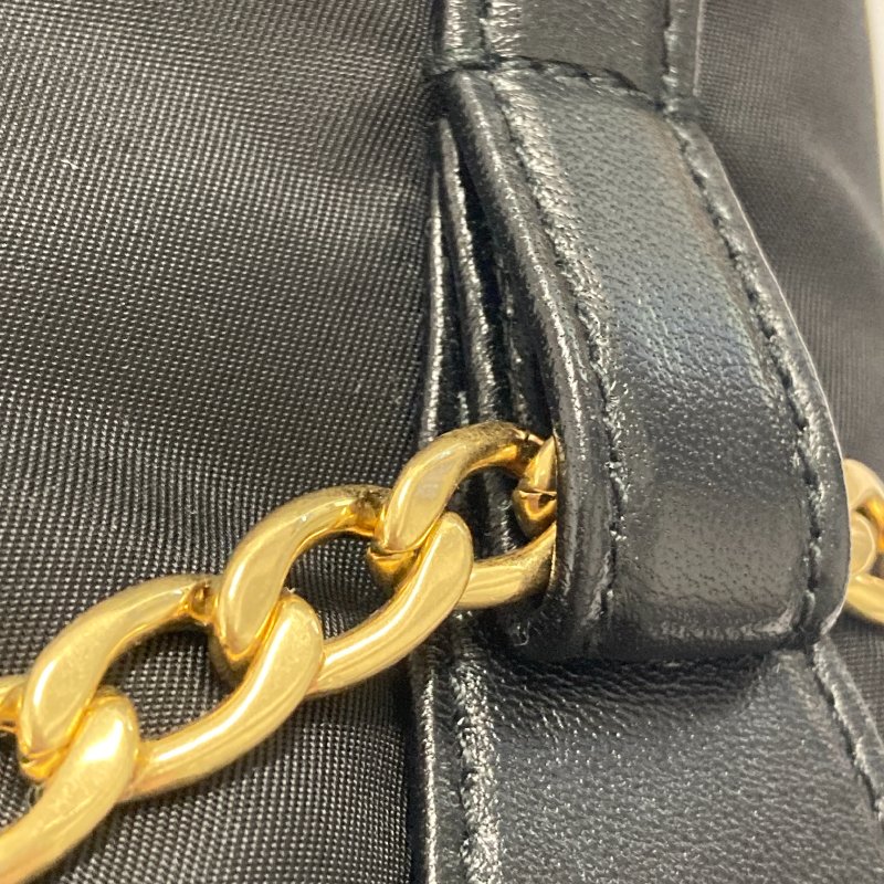 PRADA 普拉達 1BE088 Petit Sac Noir MINI 再生尼龍 手提包 黑色 金釦-11