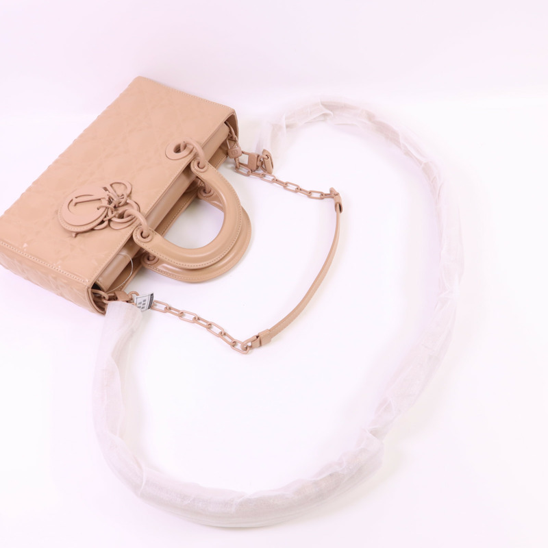 Dior 牛皮皮革Lady D-joy手挽肩背兩用袋-4