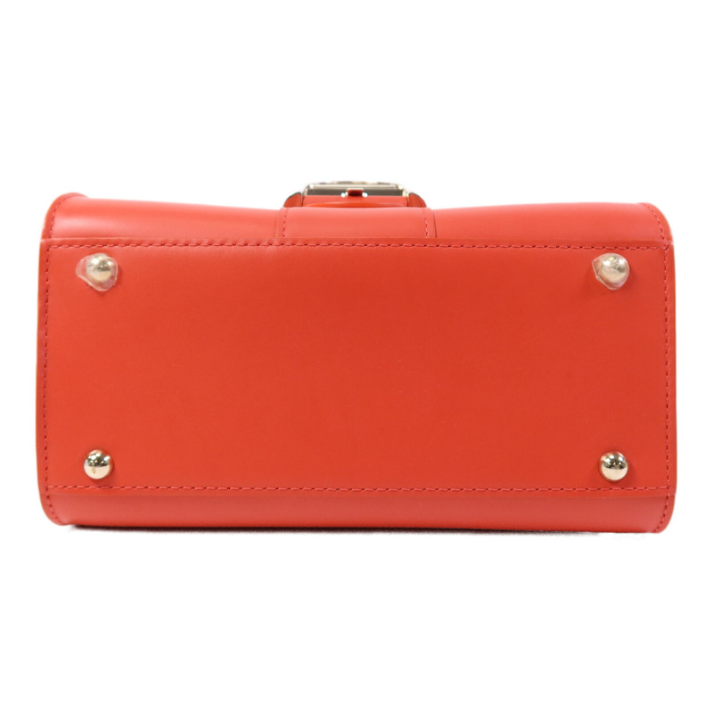 Delvaux 牛皮皮革Brillant Mini銀扣手挽肩背兩用袋-3