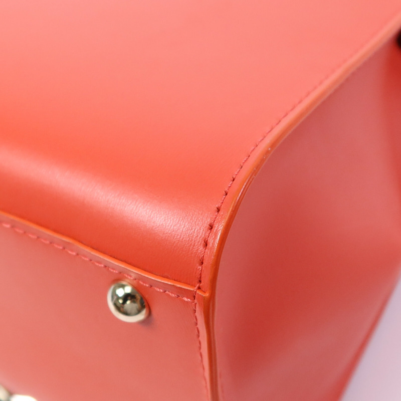 Delvaux 牛皮皮革Brillant Mini銀扣手挽肩背兩用袋-6