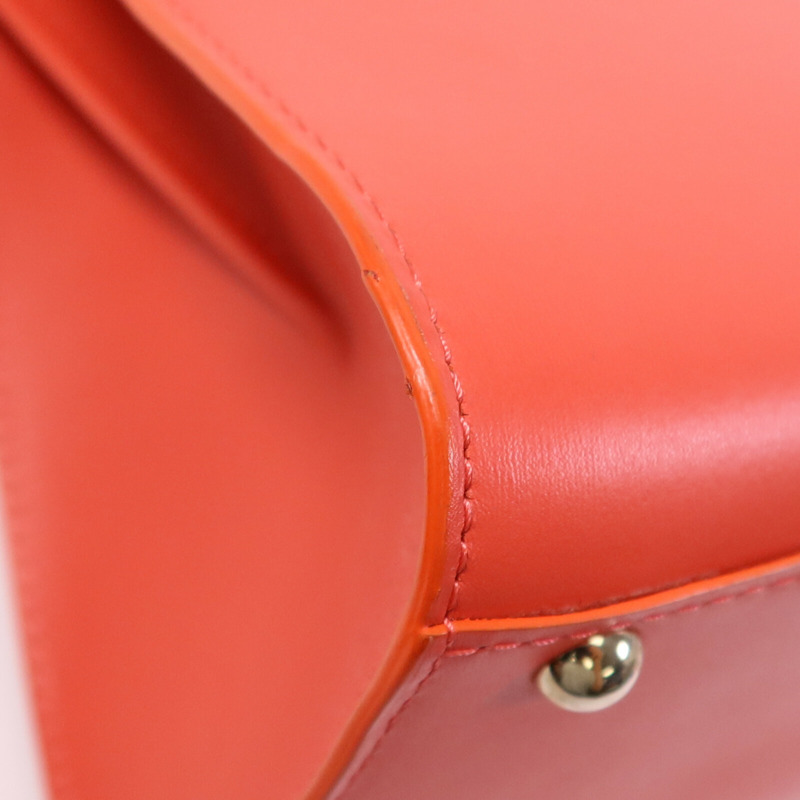 Delvaux 牛皮皮革Brillant Mini銀扣手挽肩背兩用袋-7