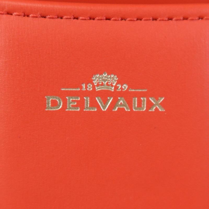 Delvaux 牛皮皮革Brillant Mini銀扣手挽肩背兩用袋-11
