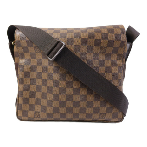 LOUIS VUITTON Damier Naviglio金扣肩背袋