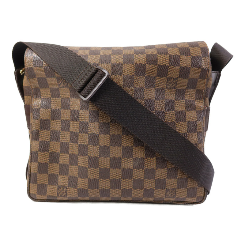 LOUIS VUITTON Damier Naviglio金扣肩背袋-0