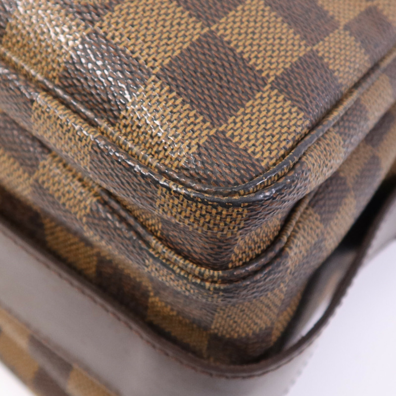 LOUIS VUITTON Damier Naviglio金扣肩背袋-4