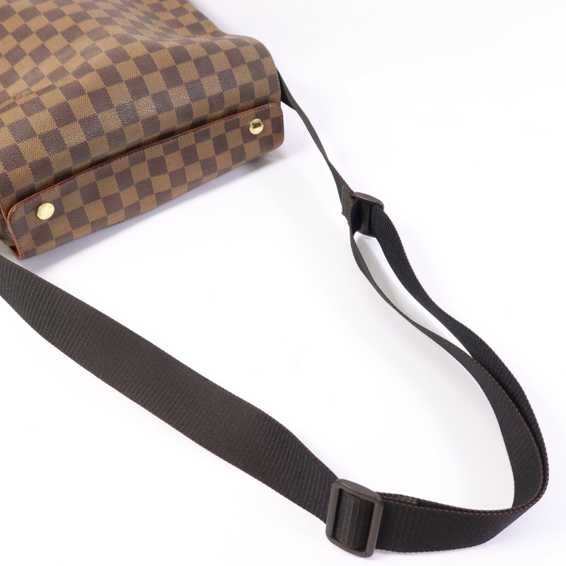 LOUIS VUITTON Damier Naviglio金扣肩背袋-8