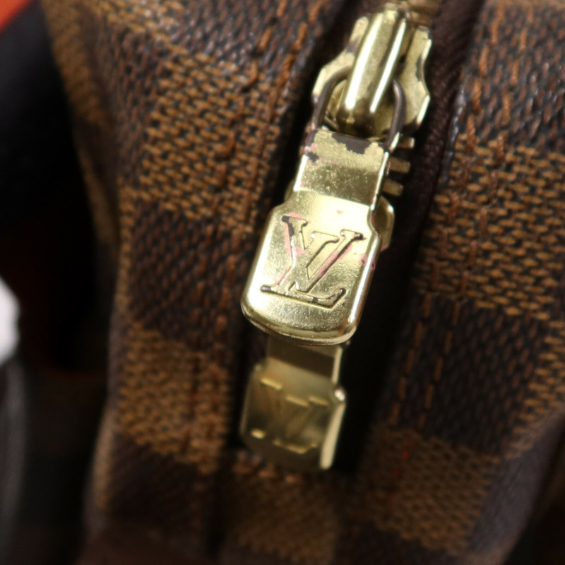 LOUIS VUITTON Damier Naviglio金扣肩背袋-10