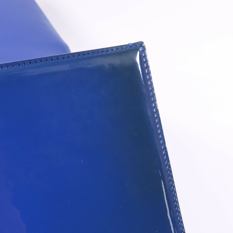 CHANEL 漆皮皮革Boy 28銀扣鏈帶肩背袋-19