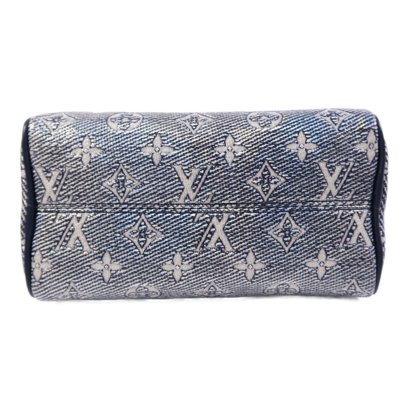 LOUIS VUITTON Monogram Laminated Jacquard Speedy Bandoulière 20金扣手挽肩背兩用袋-3