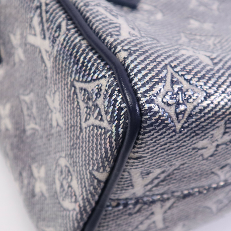 LOUIS VUITTON Monogram Laminated Jacquard Speedy Bandoulière 20金扣手挽肩背兩用袋-5