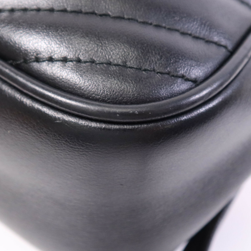 GUCCI 牛皮皮革GG Marmont Small金扣鏈帶肩背袋-6