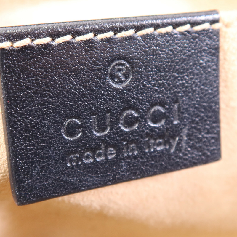 GUCCI 牛皮皮革GG Marmont Small金扣鏈帶肩背袋-11