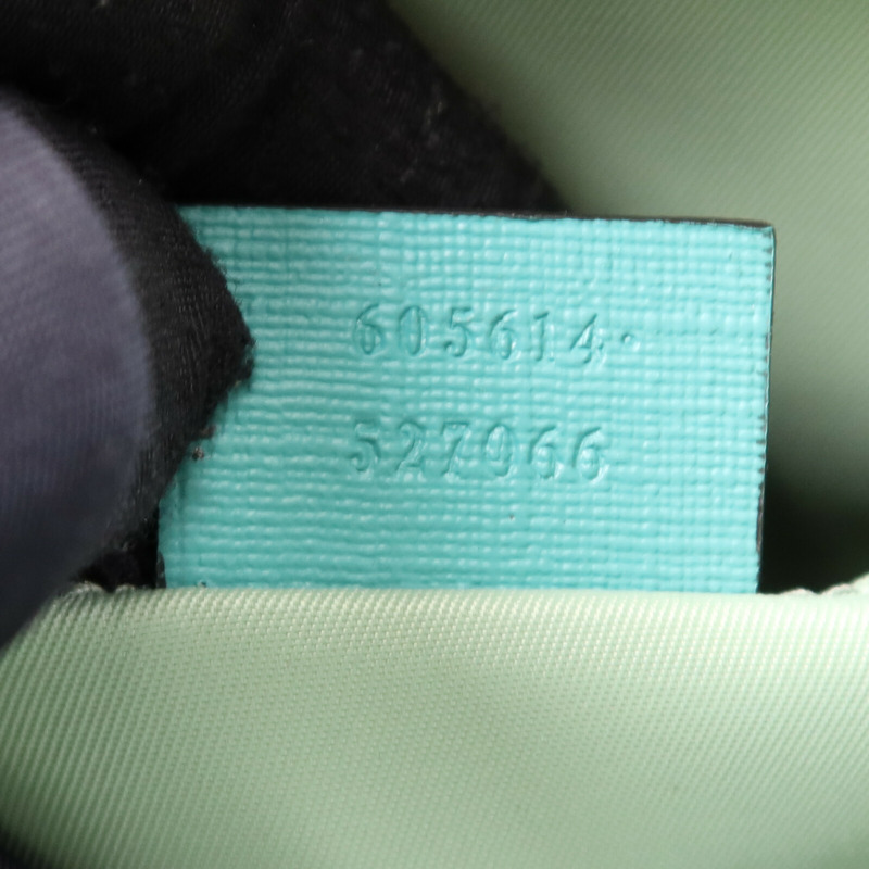 GUCCI 塗層帆布Hand Bag銀扣手挽袋-6