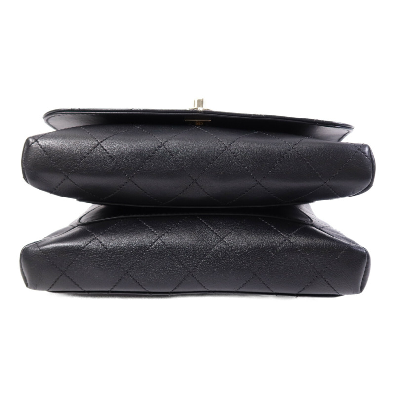 CHANEL 羊皮皮革Chain Shoulder Bag金扣鏈帶肩背袋-3