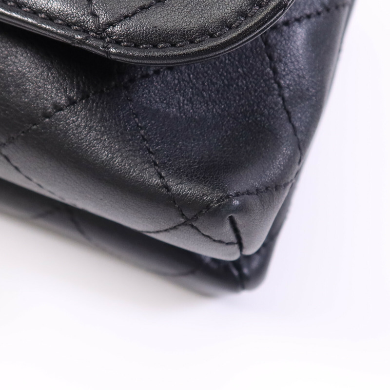 CHANEL 羊皮皮革Chain Shoulder Bag金扣鏈帶肩背袋-4