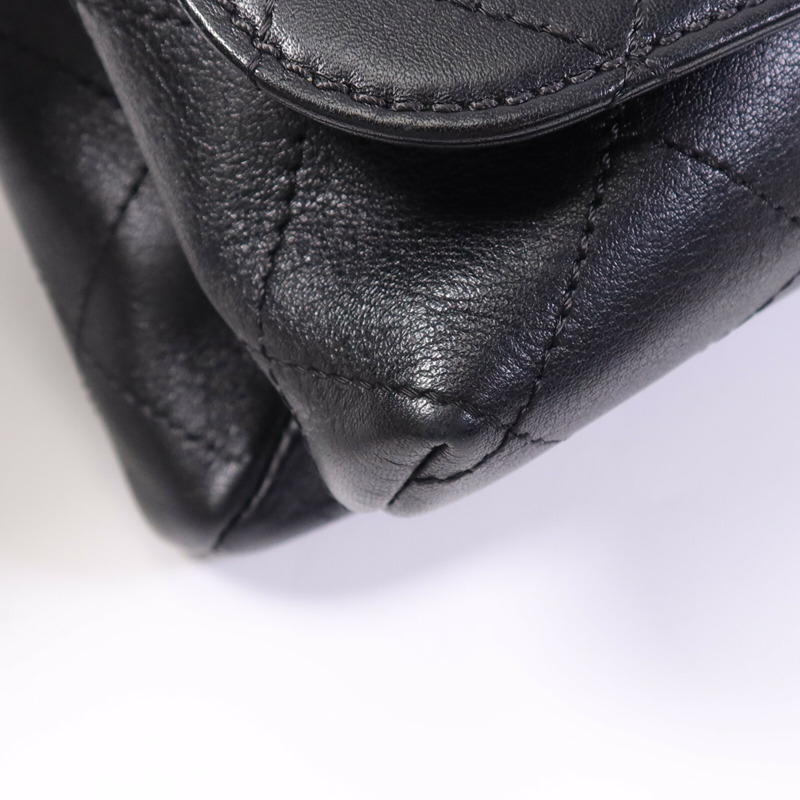 CHANEL 羊皮皮革Chain Shoulder Bag金扣鏈帶肩背袋-5