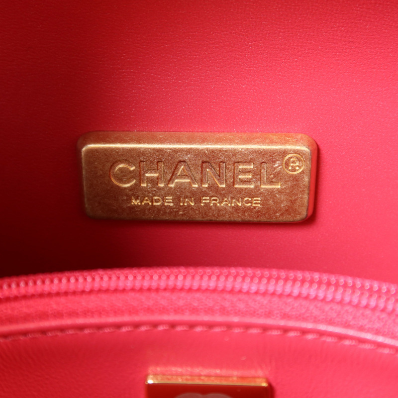 CHANEL 牛皮皮革CC Bubble Top Handle Vanity Case金扣手挽肩背兩用袋-6