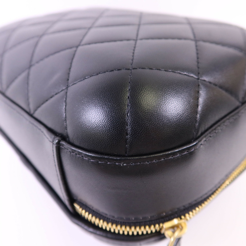 CHANEL 牛皮皮革CC Bubble Top Handle Vanity Case金扣手挽肩背兩用袋-13