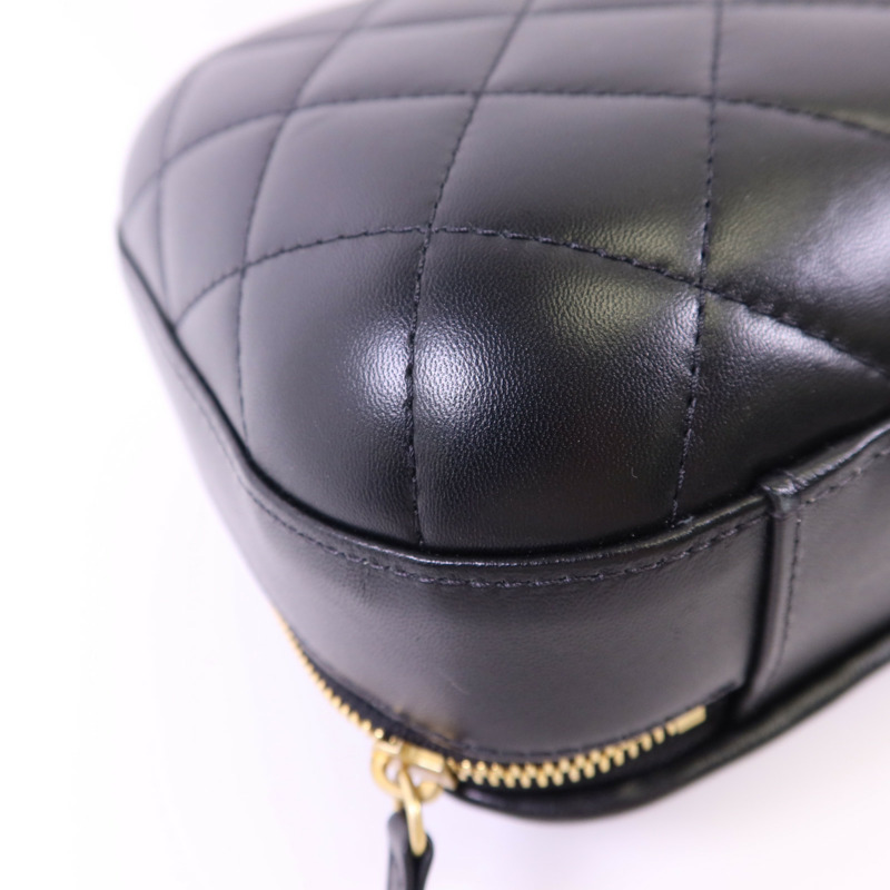 CHANEL 牛皮皮革CC Bubble Top Handle Vanity Case金扣手挽肩背兩用袋-14