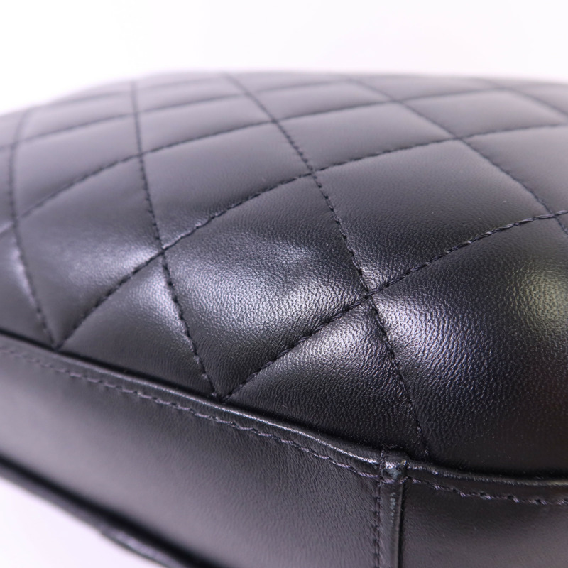 CHANEL 牛皮皮革CC Bubble Top Handle Vanity Case金扣手挽肩背兩用袋-15