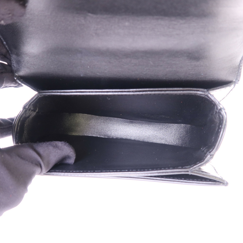 CELINE 牛皮皮革Mini Besace Clea金扣手挽肩背兩用袋-5