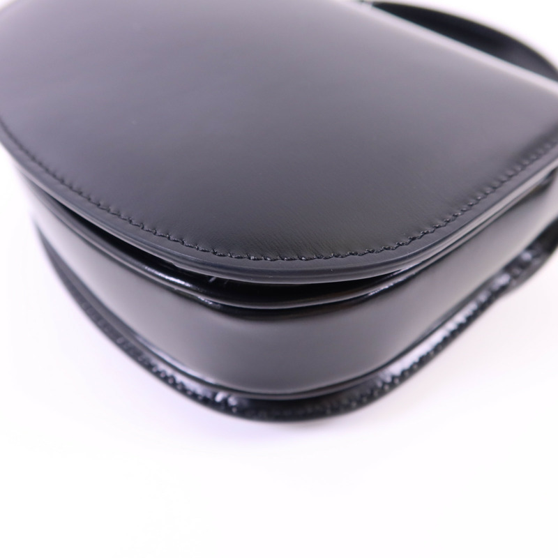 CELINE 牛皮皮革Mini Besace Clea金扣手挽肩背兩用袋-14