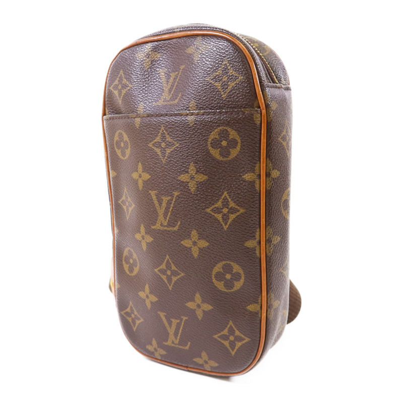 LOUIS VUITTON Monogram Pochette Gange金扣肩背袋-1